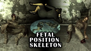 Fetal Position Skeleton
