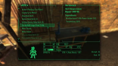 Make Factionless Power Armor from BoS Armors