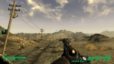 Same reticle as the FO3 sniper rifle.