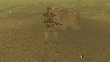 Same NCR Trooper with different gun 04 (guns not included in the mod)