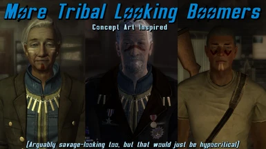 More Tribal Looking Boomers - Concept Art Facepaints
