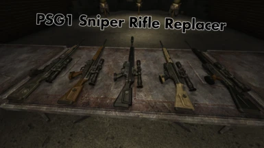 PSG1 Sniper Rifle Replacer