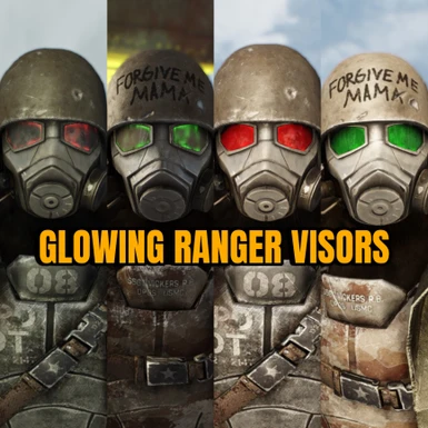 Glowing Ranger Visors