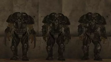 Left to right: Enforcer - Vindicator - Horrigan Trooper