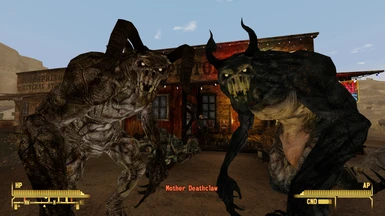 Vanilla Deathclaws 2K upscale with NEW normal maps