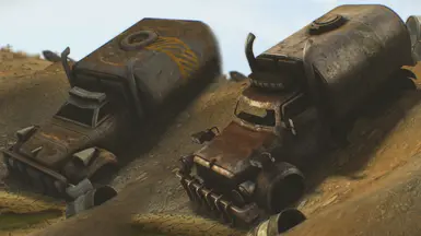 Desert Landscapes - Tank Truck