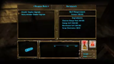 New weapon mods category