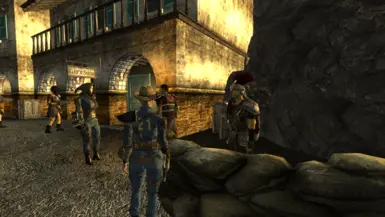 After the Final Battle in the Villa Courtyard