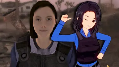 Side by side (anime model by me!)