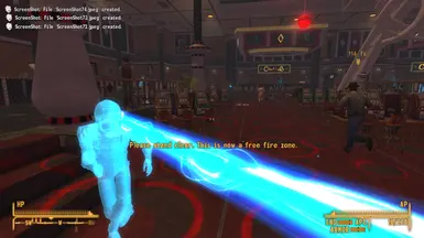 Dont mind the HUD, its just to show that they do have the Hologram Beam (also that dialogue line aint from them, they dont speak)