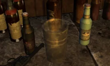 midnight and mineral water in saloon