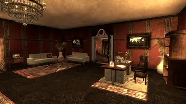 master bedroom - sitting area and office