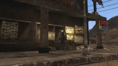 New Shop outside the Big Horn Saloon
