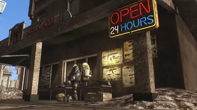 New Shop outside the Big Horn Saloon