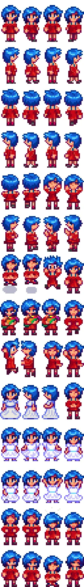 Emily Sprite and Portrait Overhaul at Stardew Valley Nexus - Mods and ...