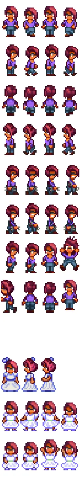 Nerdy Hot Maru Sprite And Portrait Overhaul At Stardew Valley Nexus 8124