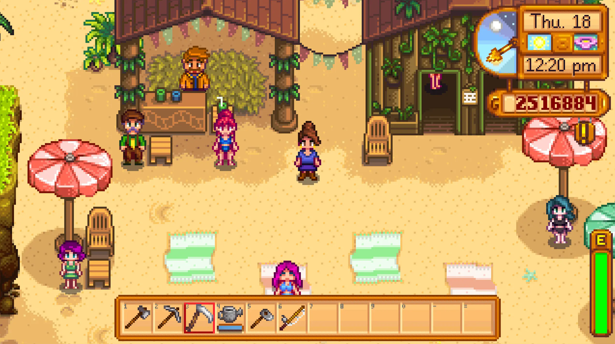 Sandy Goes to the Beach at Stardew Valley Nexus - Mods and community