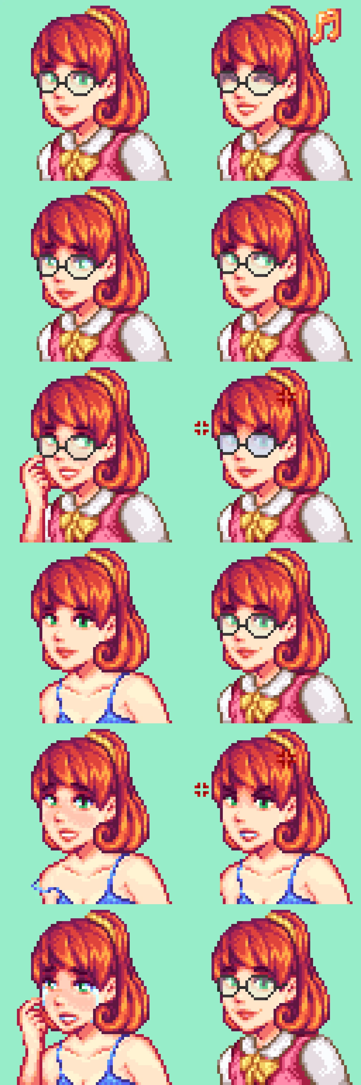 Slightly Cuter-er Penny Portrait - Seasonal at Stardew Valley Nexus ...