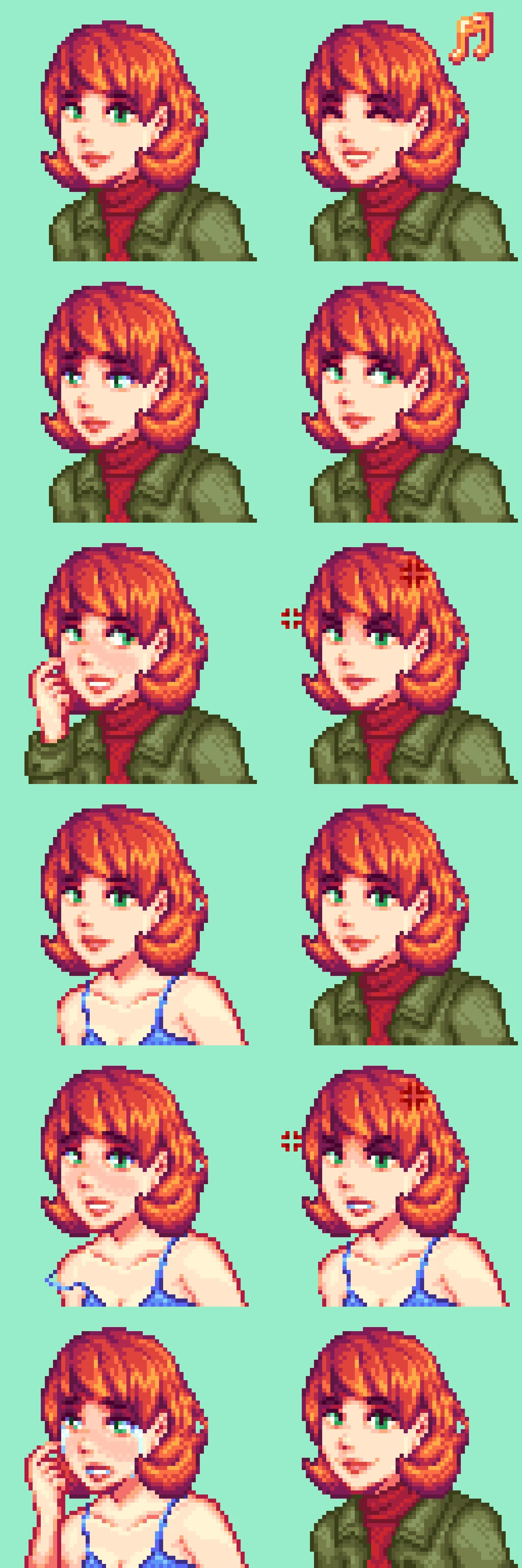 Slightly Cuter-er Penny Portrait - Seasonal at Stardew Valley Nexus ...