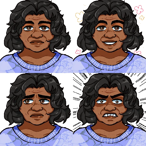 Rabbitcake's talkohlooeys-style Beatrice Portraits at Stardew Valley ...