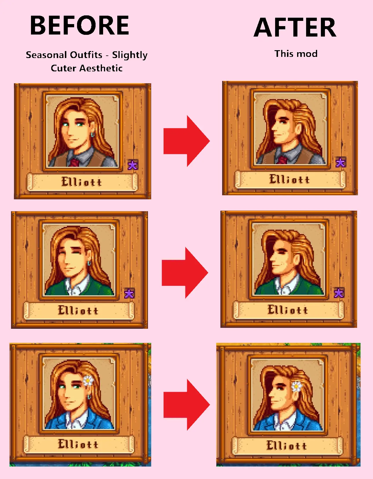 Leiaili S Revisions For Seasonal Outfits Elliott At Stardew Valley Nexus Mods And Community