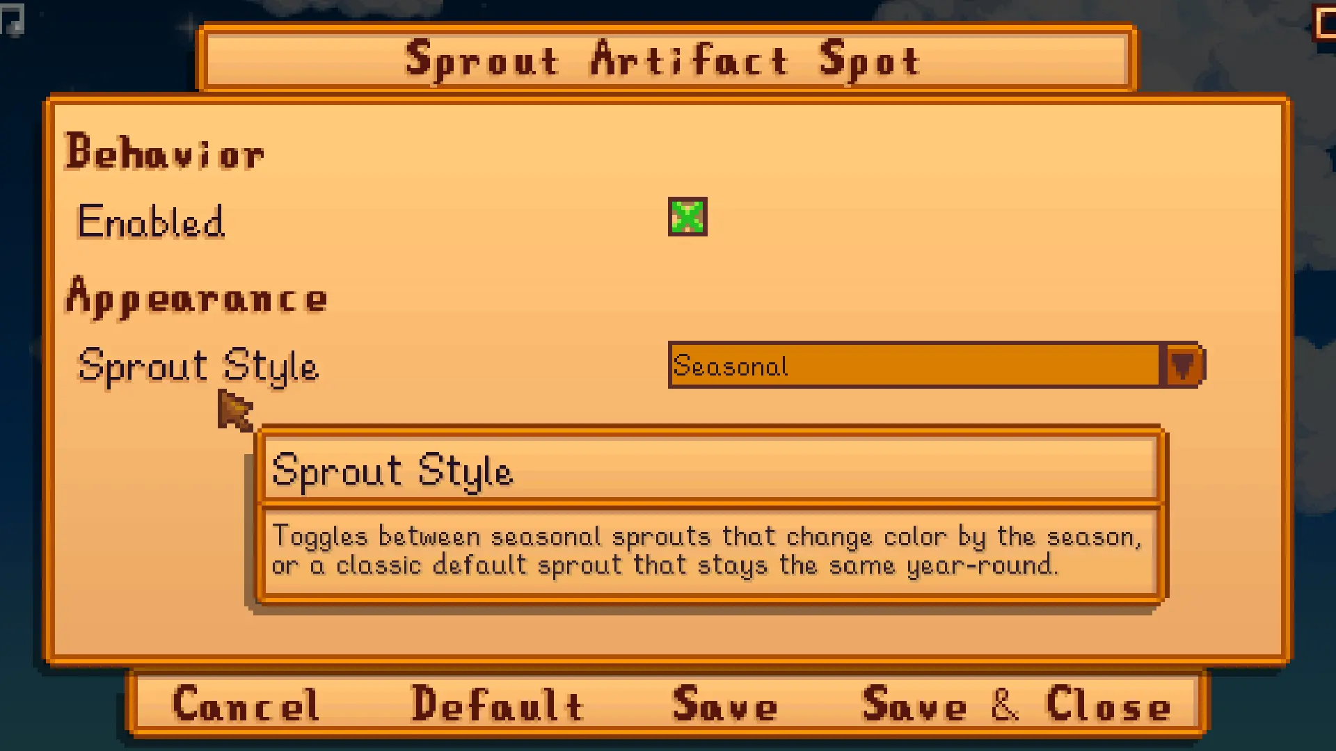 Sprout Artifact Dig Spots at Stardew Valley Nexus - Mods and community