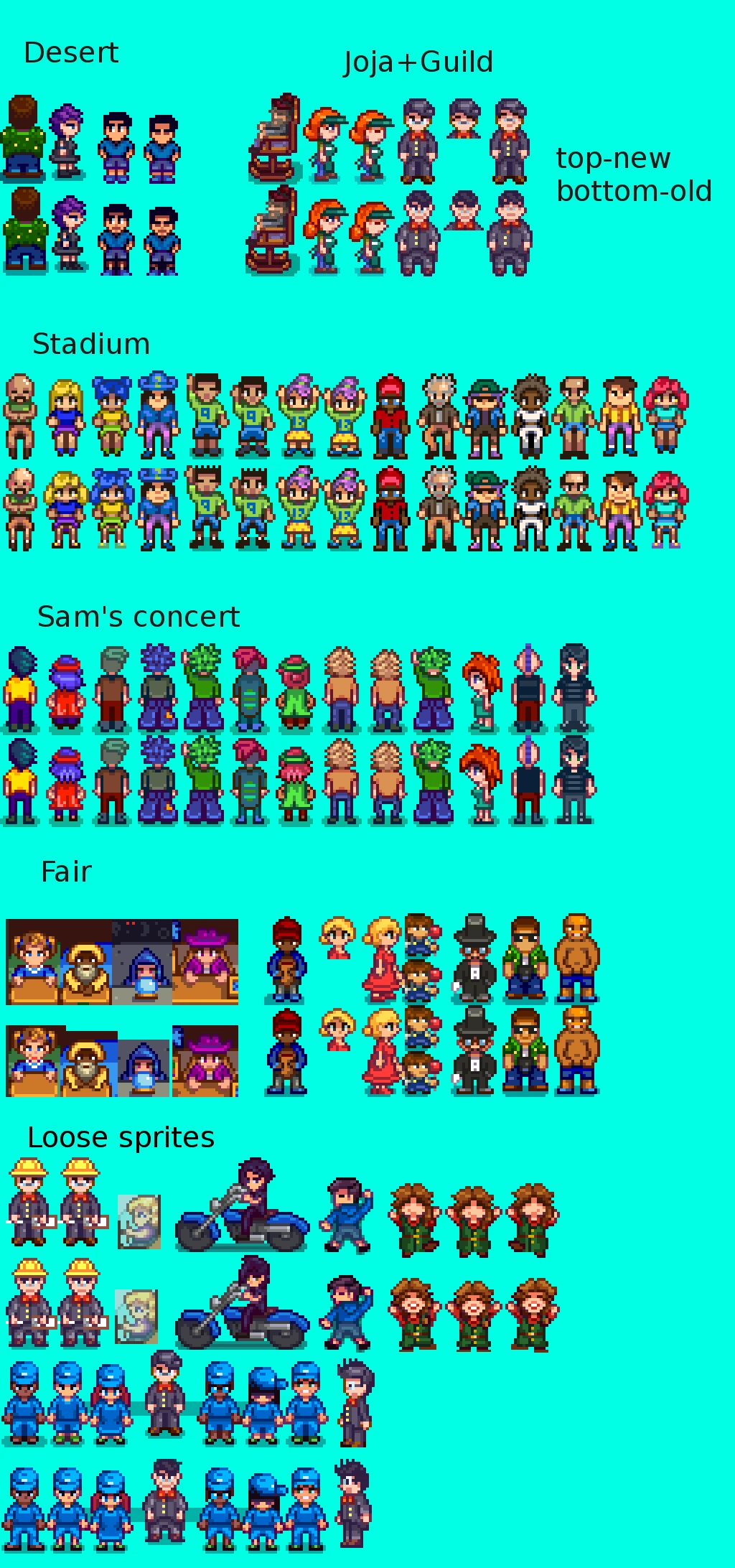 Slightly Cuter Character Sprites at Stardew Valley Nexus - Mods and