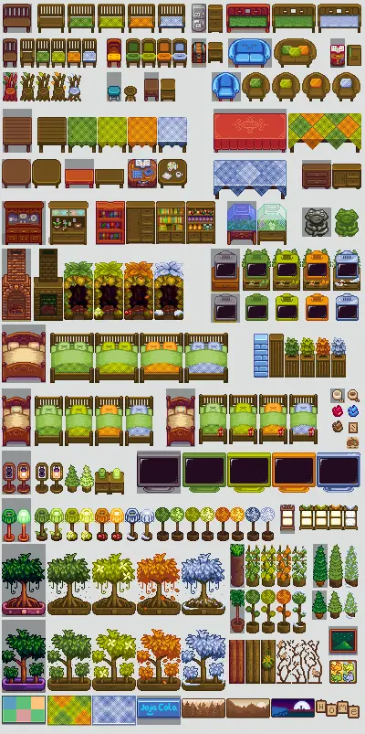 (Alternative Textures) Alya's Furniture Recolor Pack at Stardew Valley ...