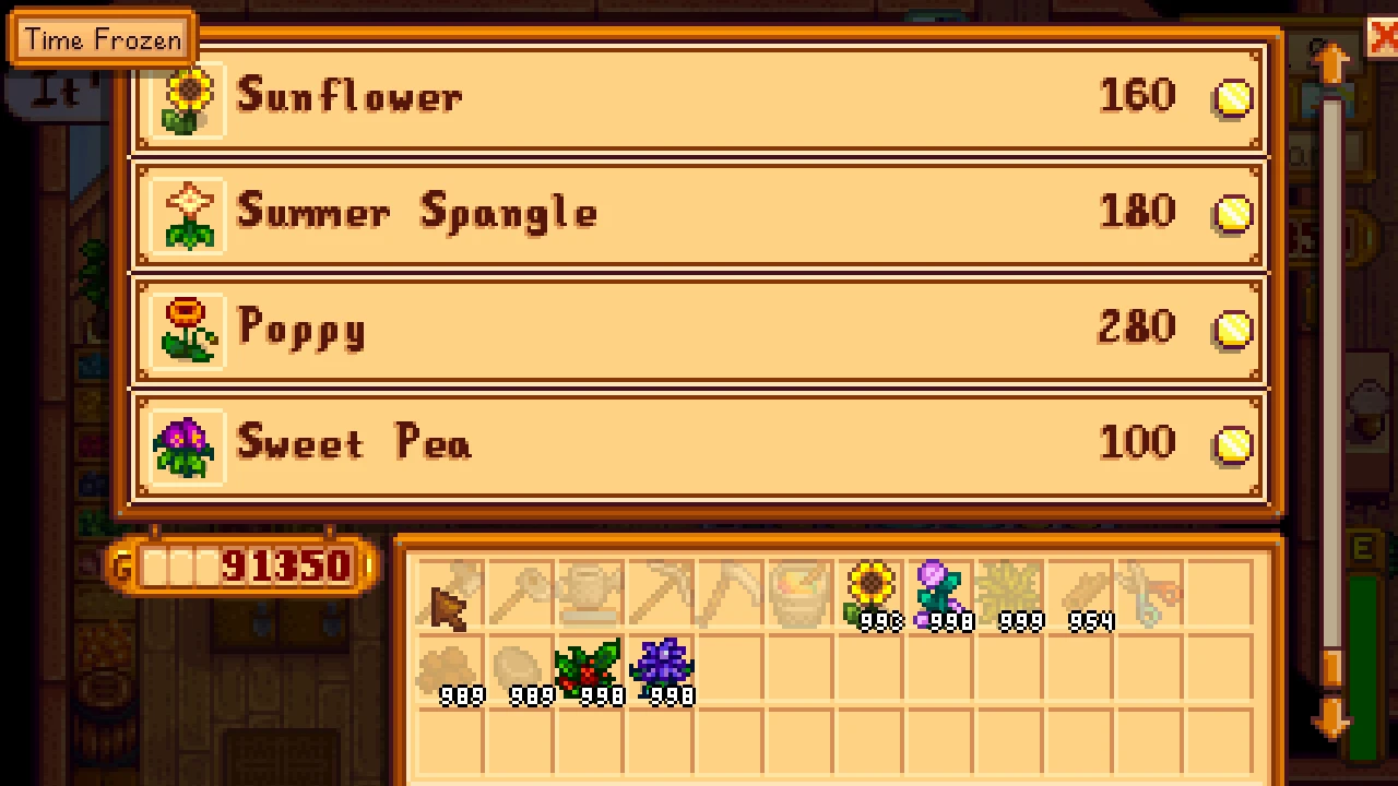 Pierre Sells Flowers at Stardew Valley Nexus - Mods and community