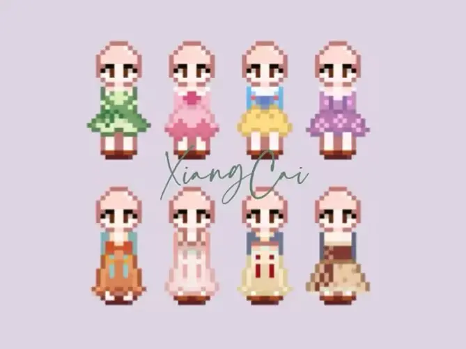 XiangCai's clothing at Stardew Valley Nexus - Mods and community