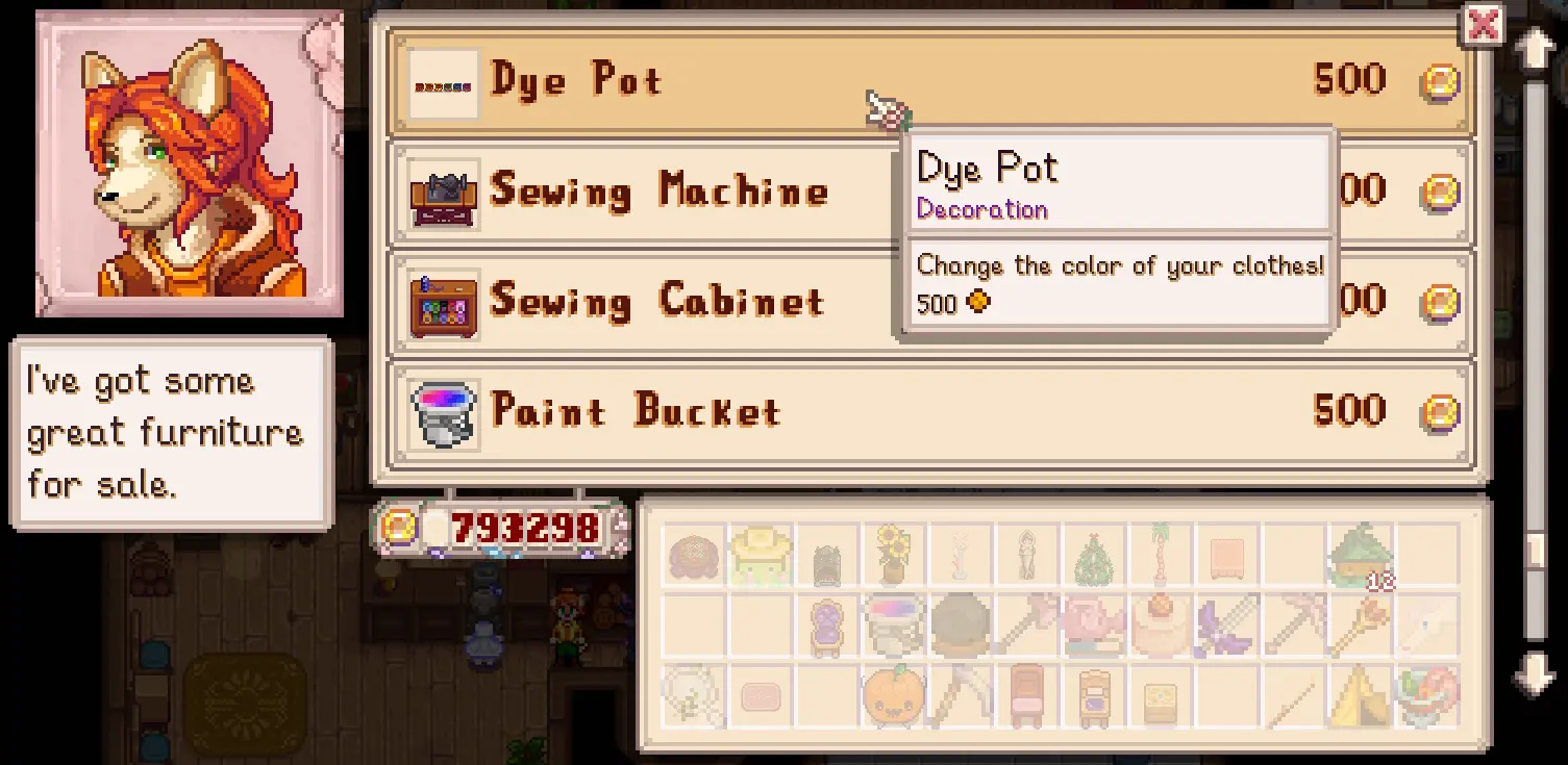 (CP) Sewing Furniture Set at Stardew Valley Nexus - Mods and community