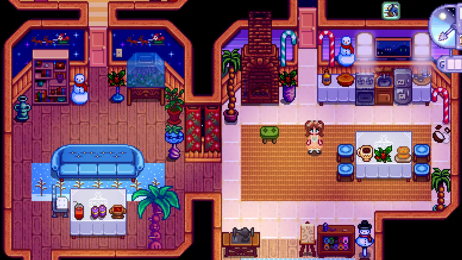 Haley and Emily's House Overhaul with Seasonal Changes at Stardew ...