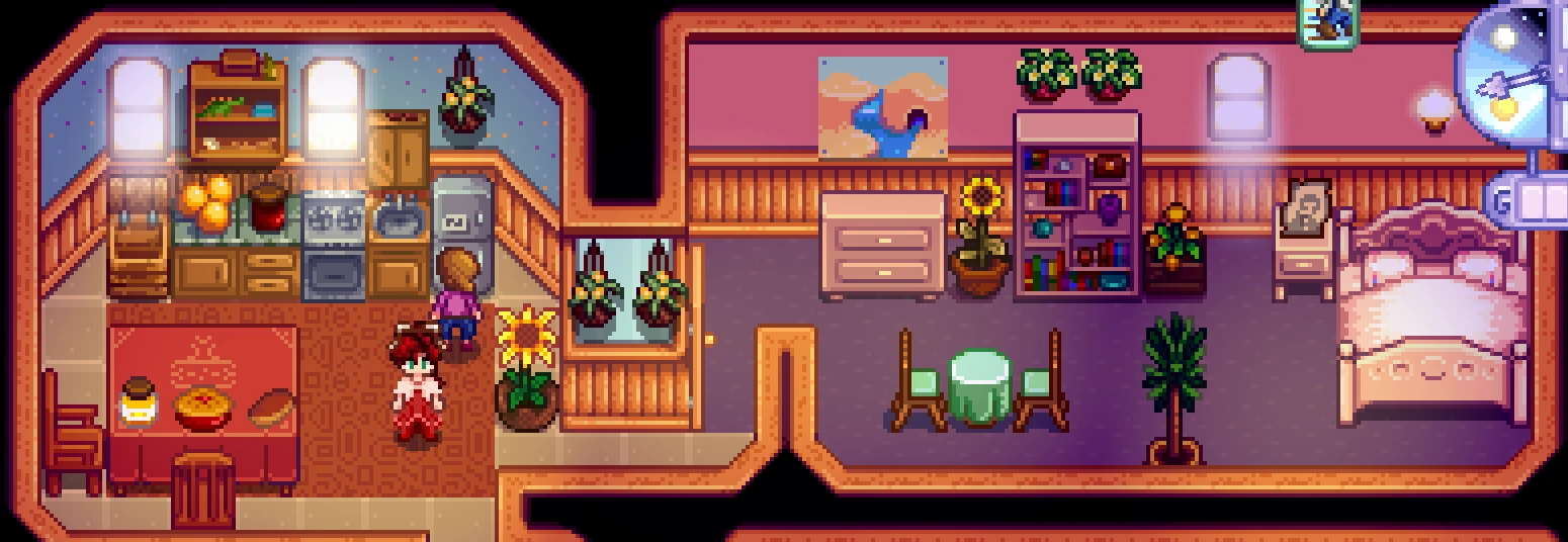 Sam's House Overhaul with Seasonal Changes plus Bathroom at Stardew ...