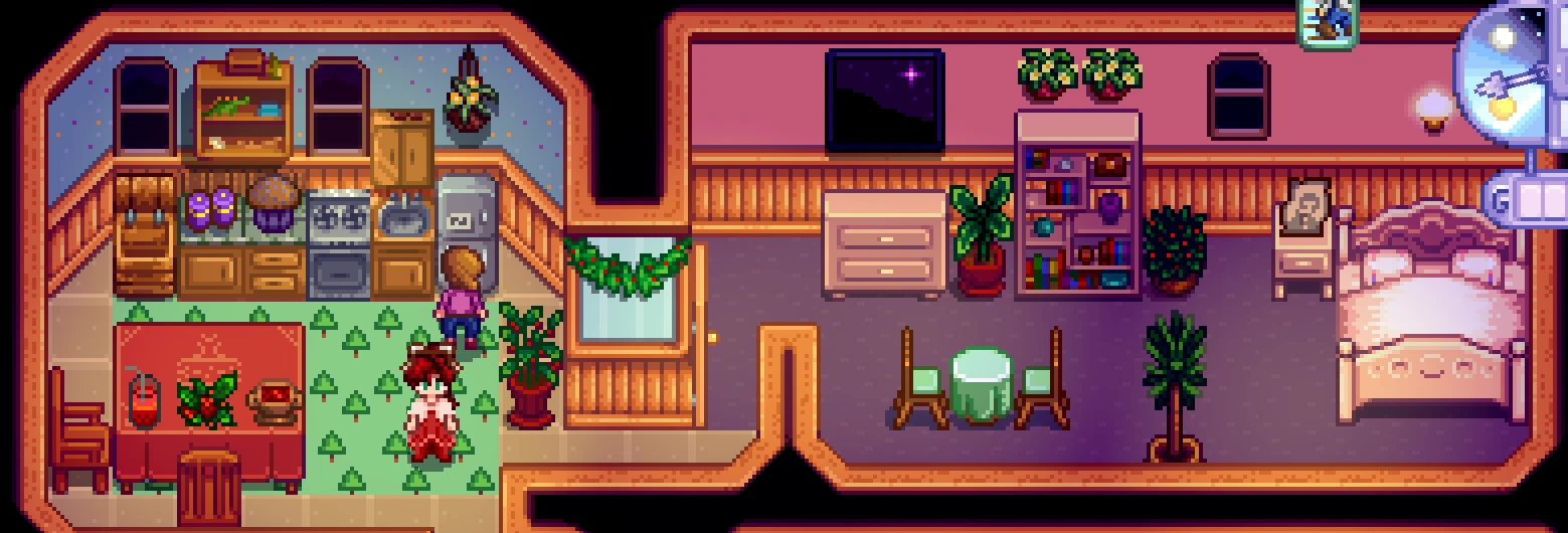 Sam's House Overhaul With Seasonal Changes Plus Bathroom At Stardew 