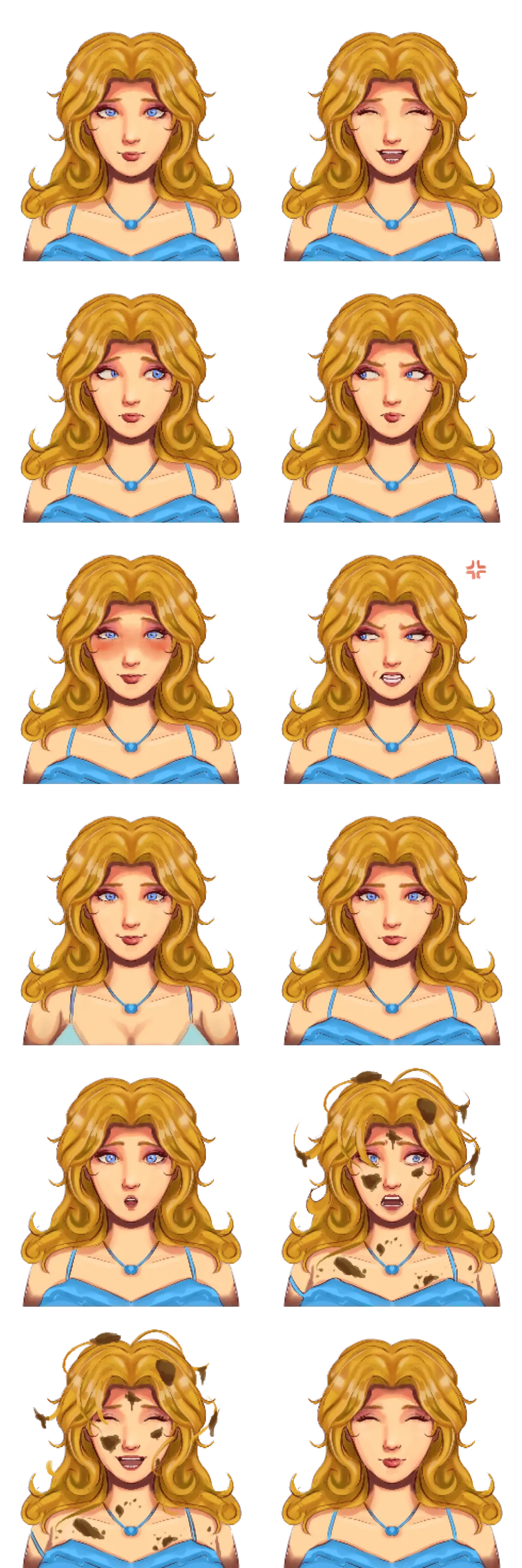 Wynter's Haley Portraits at Stardew Valley Nexus - Mods and community