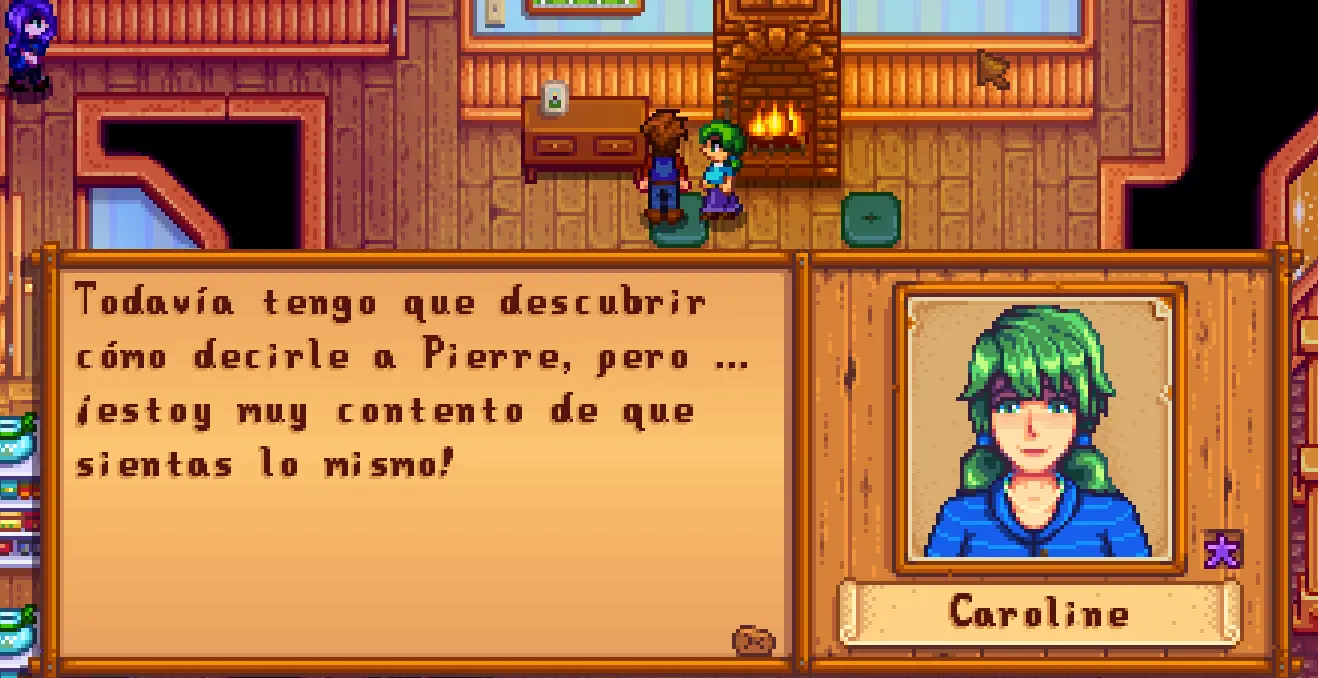 Sy mokarin dateable and marry caroline spanish translate at stardew