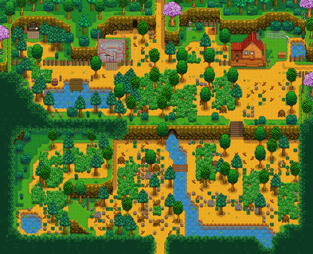 Stardew valley карта города