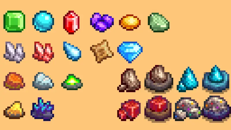 Zoshs Stardew Gems Overhaul at Stardew Valley Nexus - Mods and community