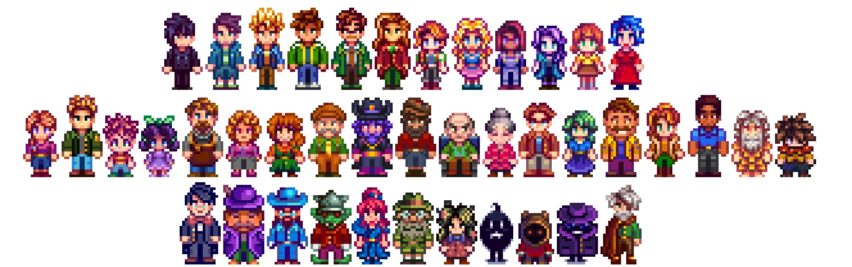 Portrait Accurate NPC Sprites at Stardew Valley Nexus - Mods and community