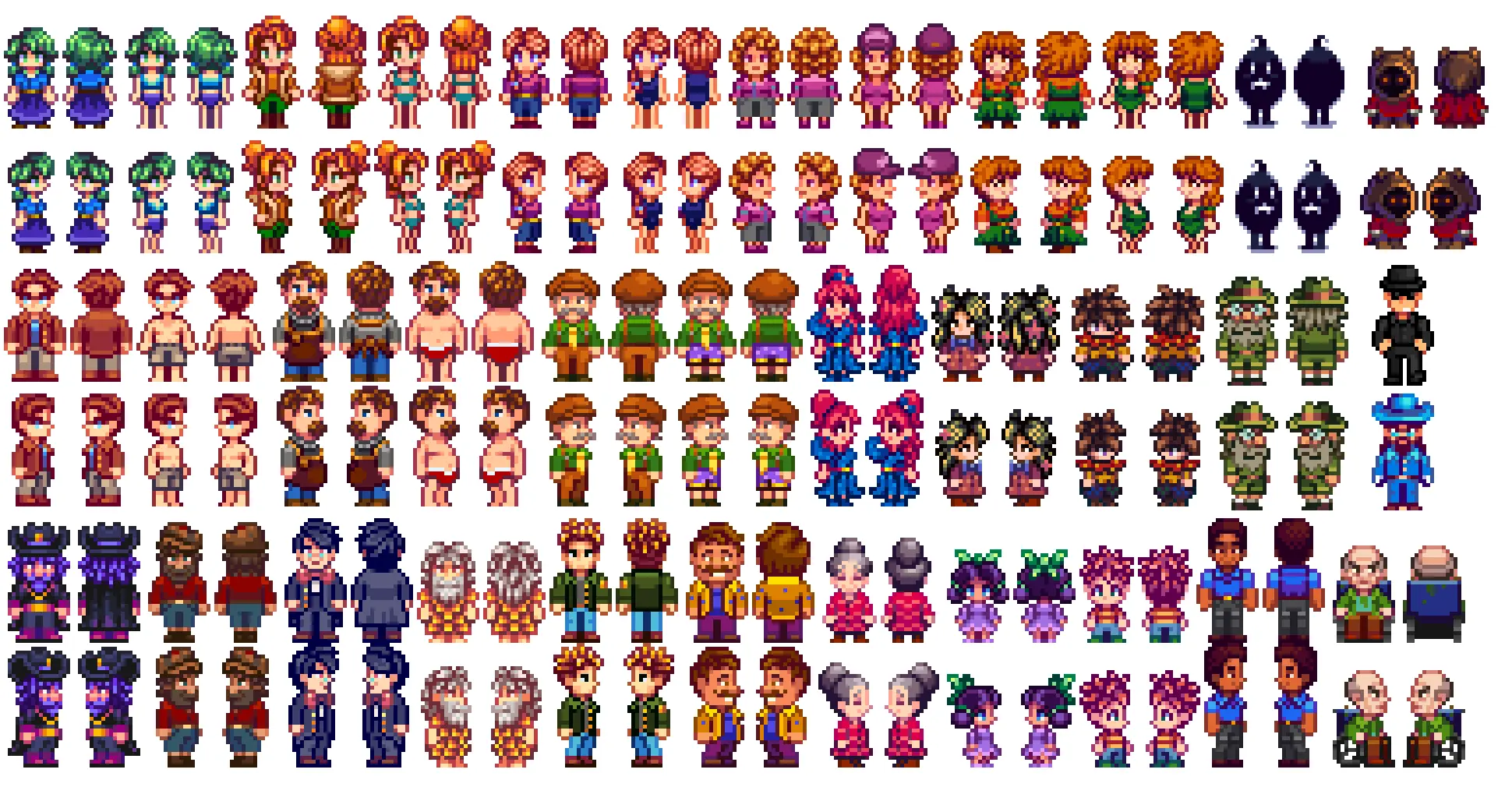 Portrait Accurate NPC Sprites at Stardew Valley Nexus - Mods and community