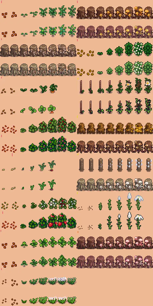 Ghosties wildfood retexture at Stardew Valley Nexus - Mods and community