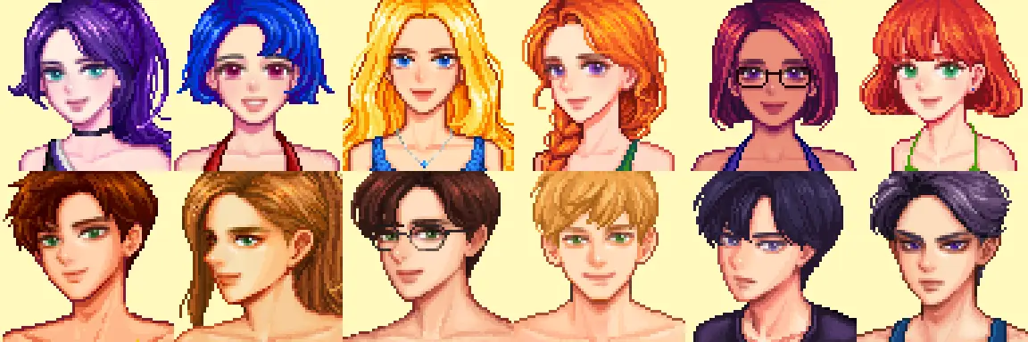 Seasonal Baechu (Bachelors and Bachelorettes) at Stardew Valley Nexus ...