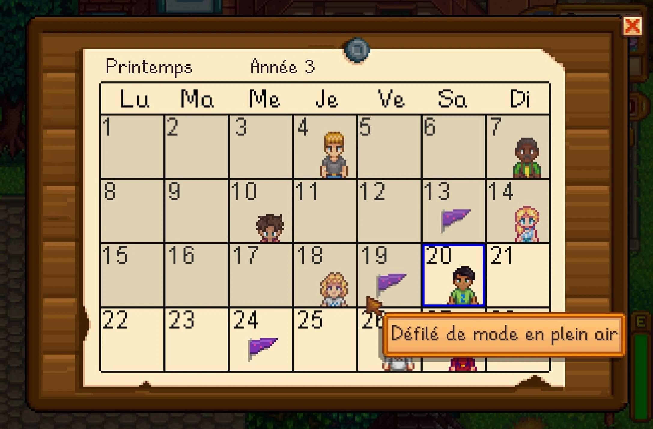 Ferngill Fashion Festival - Traduction FR at Stardew Valley Nexus ...