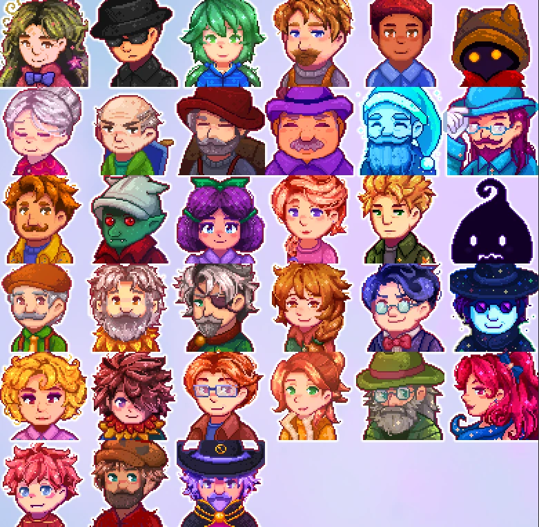 Ak0ifish Portraits at Stardew Valley Nexus - Mods and community