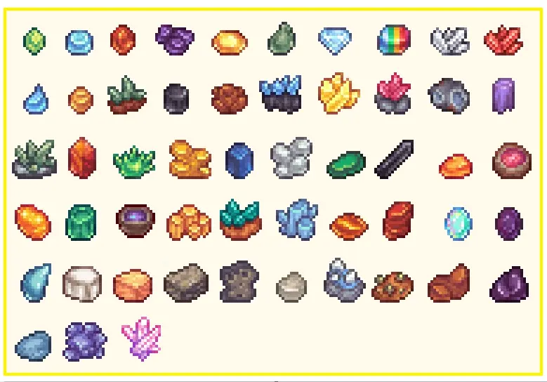 Nour's gems and minerals at Stardew Valley Nexus - Mods and community