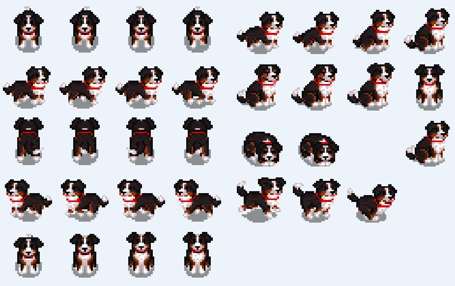 Bernese Mountain dog - CP and AT at Stardew Valley Nexus - Mods and ...