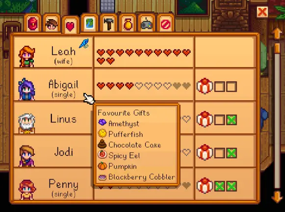 Gift Taste Helper Continued at Stardew Valley Nexus - Mods and community