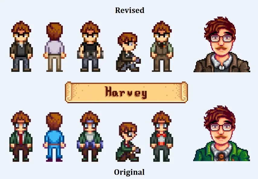 Fashion sense stardew. Эллиот Стардью. Харви Стардью Вэлли. Харви Stardew Valley.