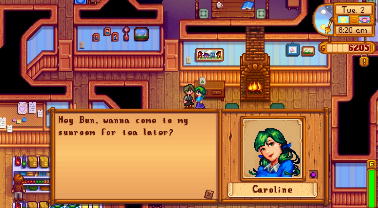 Bun s dateable and marry caroline portraits at stardew valley nexus