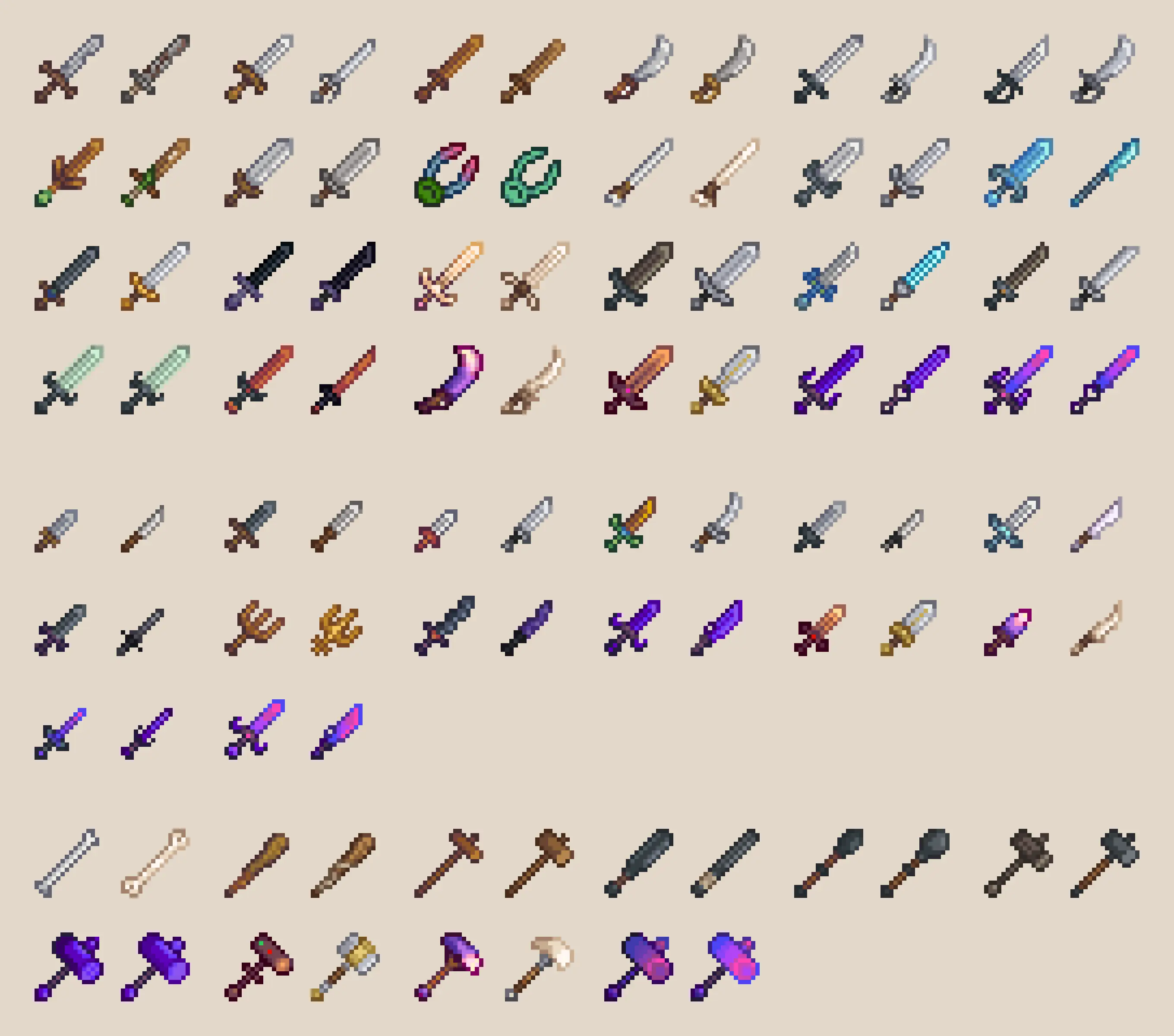 Immersive Weapons Retexture at Stardew Valley Nexus - Mods and community